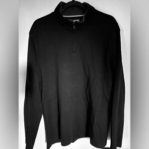 🖤 Sleek & Stylish Alfani Black Quarter-Zip Sweater – XL Regular Fit 🖤